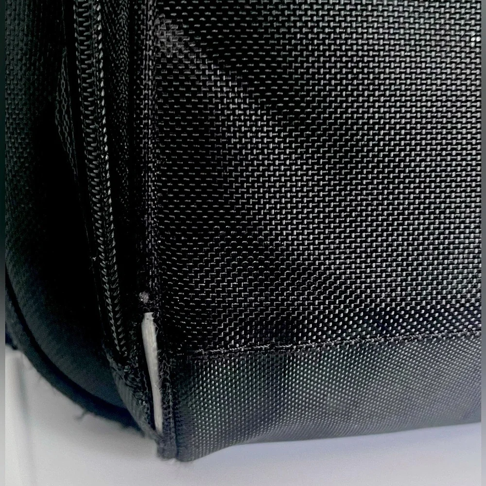 Dark Black Large Sturdy Multi Compartment Laptop Bag by Dell with Strap
